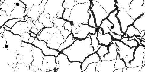cracks on transparent background. cracks texture for design. cracked concrete wall covered with gray cement texture as background, vector grunge cracked texture style with cracked texture
