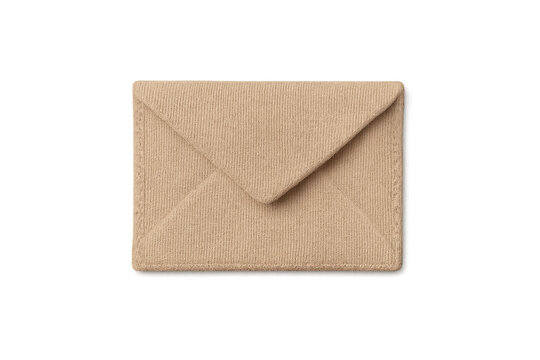 Brown recycled paper envelope sending mail message