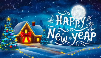 Augurio di Buon Anno 2026. Cartolina illustrata