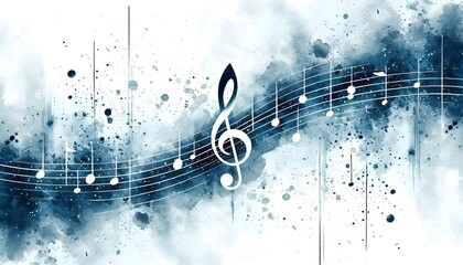 This artistic image is suitable for music-related events, concert promotions, educational materials, album covers, music school flyers, or creative backgrounds for websites and social media.