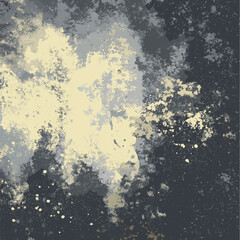 Grunge textured wall surface showing peeling paint and cracks. Vector grunge texture background or wallpaper