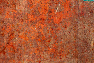 Rust and wear texture on industrial surface