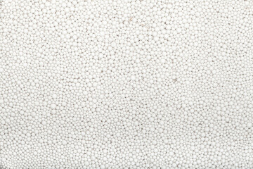 Background of Small White and Round Spheres Texture