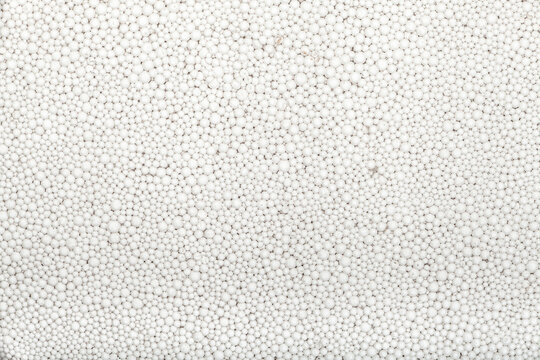 Background of Small White and Round Spheres Texture