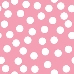 Polka Dot Pattern, Seamless Background