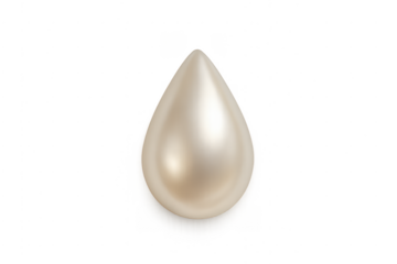 Creamy cosmetic liquid drop flowing transparent background