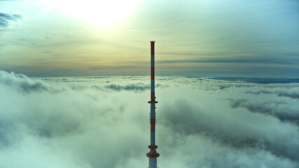 Inselsberg im Nebel. 