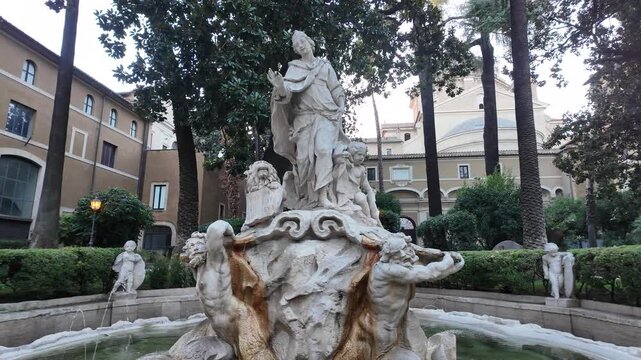 The fountain &ldquo;Venice Marries the Sea&rdquo; or Venezia sposa il mare