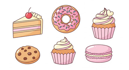 Dessert Icons Collection
