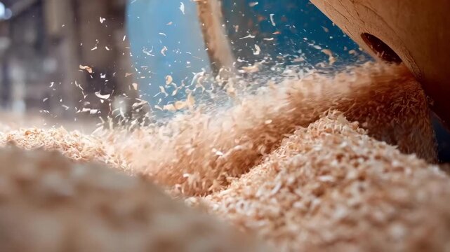 Medium shot of a cyclone sawdust collection system efficiently separating wood particles from airflow ideal for maximizing dust capture in woodworking shops.
