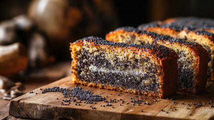 Polish poppy seed cake