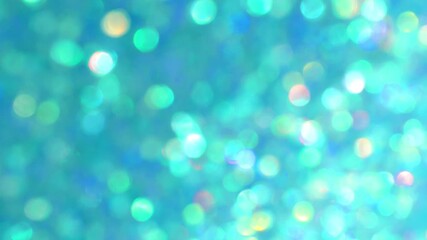 Sparkling Blue Glitter Texture.Pastel blue glitter bokeh Wallpaper. 4k footage - Powered by Adobe