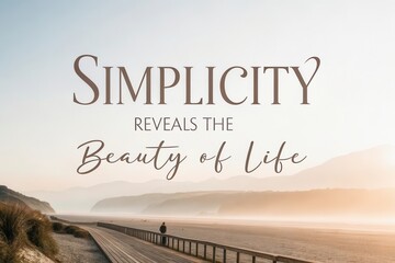 A person walking on a boardwalk with a landscape of beauty