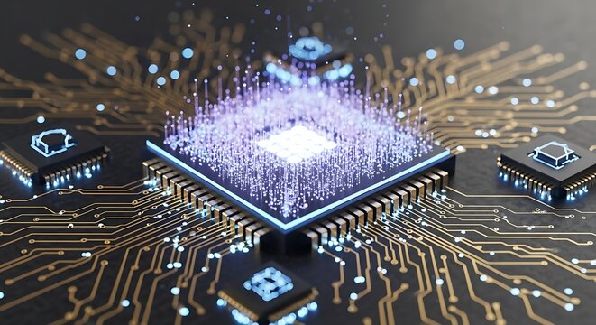 Futuristic Microchip Technology - A Deep Dive into Modern Computing.
