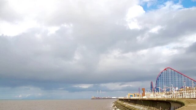 Blackpool Promenade and Sea wall