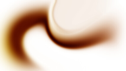 Abstract Swirl of Golden Yellow and Rich Brown with Textured Edges vortex fluid