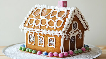 Gingerbread house christmas holiday baking recipe ideas festive season celebration