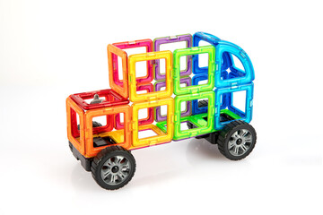 Stage 4 Building Roof Structure of Colorful Camper Van