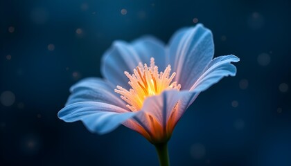 Ephemeral Luminescence: The Ghostly Bloom