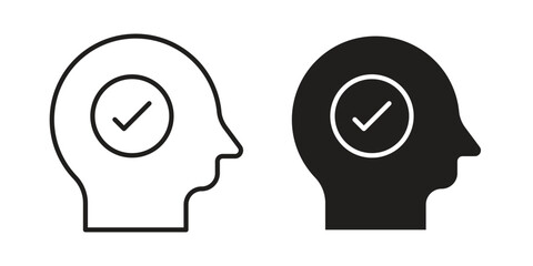 Understand icon. Vector linear icons. simple flat icons