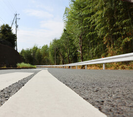 迫力のある道路