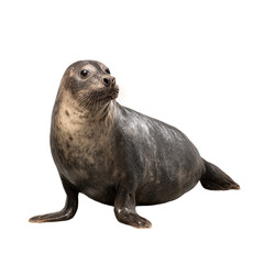 earless seal, no background, PNG, photograph assets.