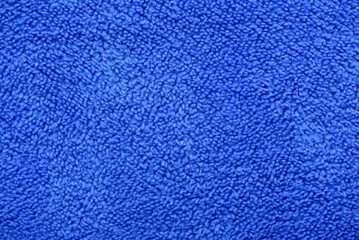 Texture of blue velvet fabric