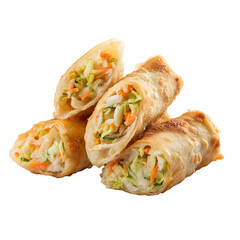 eggroll, no background, PNG, photograph assets.