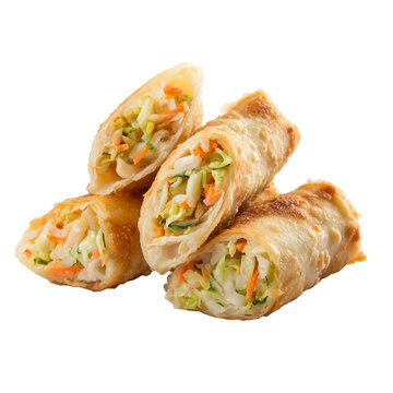 eggroll, no background, PNG, photograph assets.