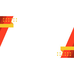 Modern Tech Border Elements &ndash; Abstract Geometric Frame Vector