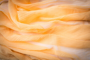orange silk abstract texture background