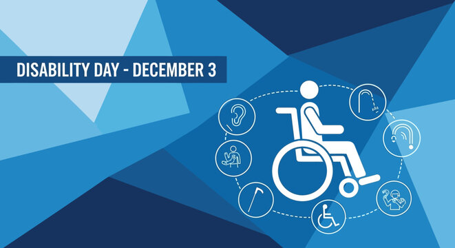 International Day of Persons with Disabilities Awareness Banner.