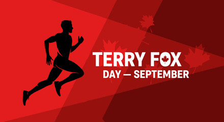 Terry Fox Day September Silhouette Running Marathon Event.