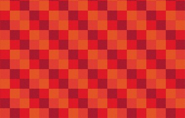 Red color plaid pattern