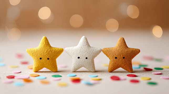 Customer satisfaction and feedback concept with five star rating scene for service evaluation