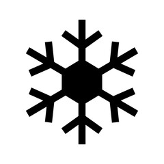 Black snowflake icon