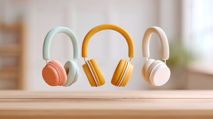 Creative home activities for children with digital screens and headphones