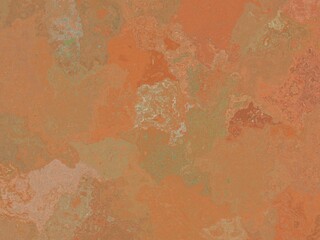 Earthy orange and green blend in abstract, marbled texture.