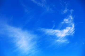 青空と巻雲