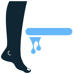 Waxing Icon Vector Ideal for hair removal services, beauty salons, grooming product packaging, and cosmetic treatment graphics.