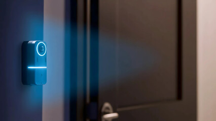 Modern Smart Doorbell with Night Vision, Wireless Video Doorbell Security System, Home Entryway with Active Motion Sensor
