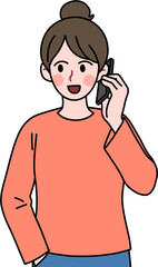 person on the phone