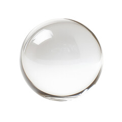 crystal ball isolated on white