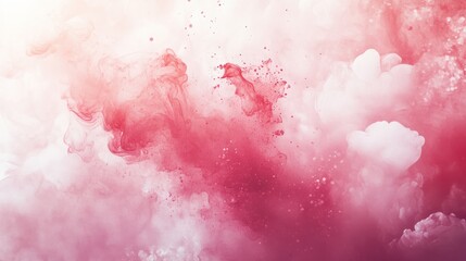 Fototapeta premium Abstract ink explosion in soft pink and white