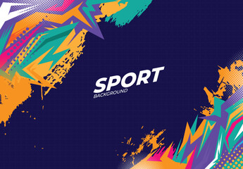 abstract sports background, sports background with grunge,  modern sports background 