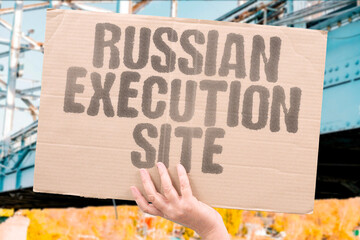 "Russian Execution Site" Mass graves discovered repeatedly. RUSSIAN. EXECUTION. MASS. GRAVE. DISCOVER.