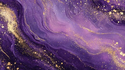 gold and purple background