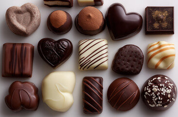 Indulge in decadent chocolate artistry, a tempting selection of gourmet sweets for valentine's day, anniversaries, or luxurious gifting, premium confectionery.