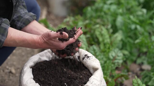Garden vermi compost is a soil improver made from decomposed plant waste, usually in a compost bin or heap
