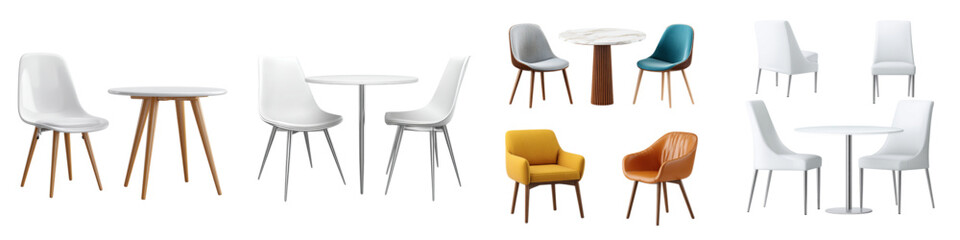 Modern dining sets showcase elegant furniture for stylish homes, cafes, and restaurants, perfect for interior design inspiration and furnishing projects
